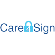 skynet services in raipur care 4 sign logo